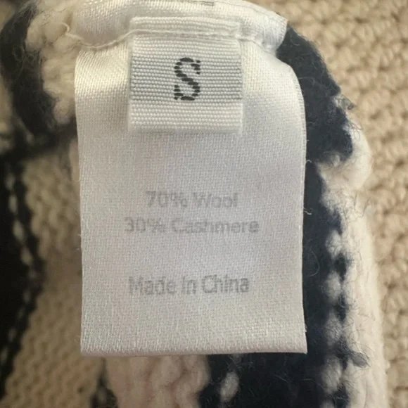La Ligne Marin Sweater. S. Cream/Navy. EUC. - Picture 10 of 12